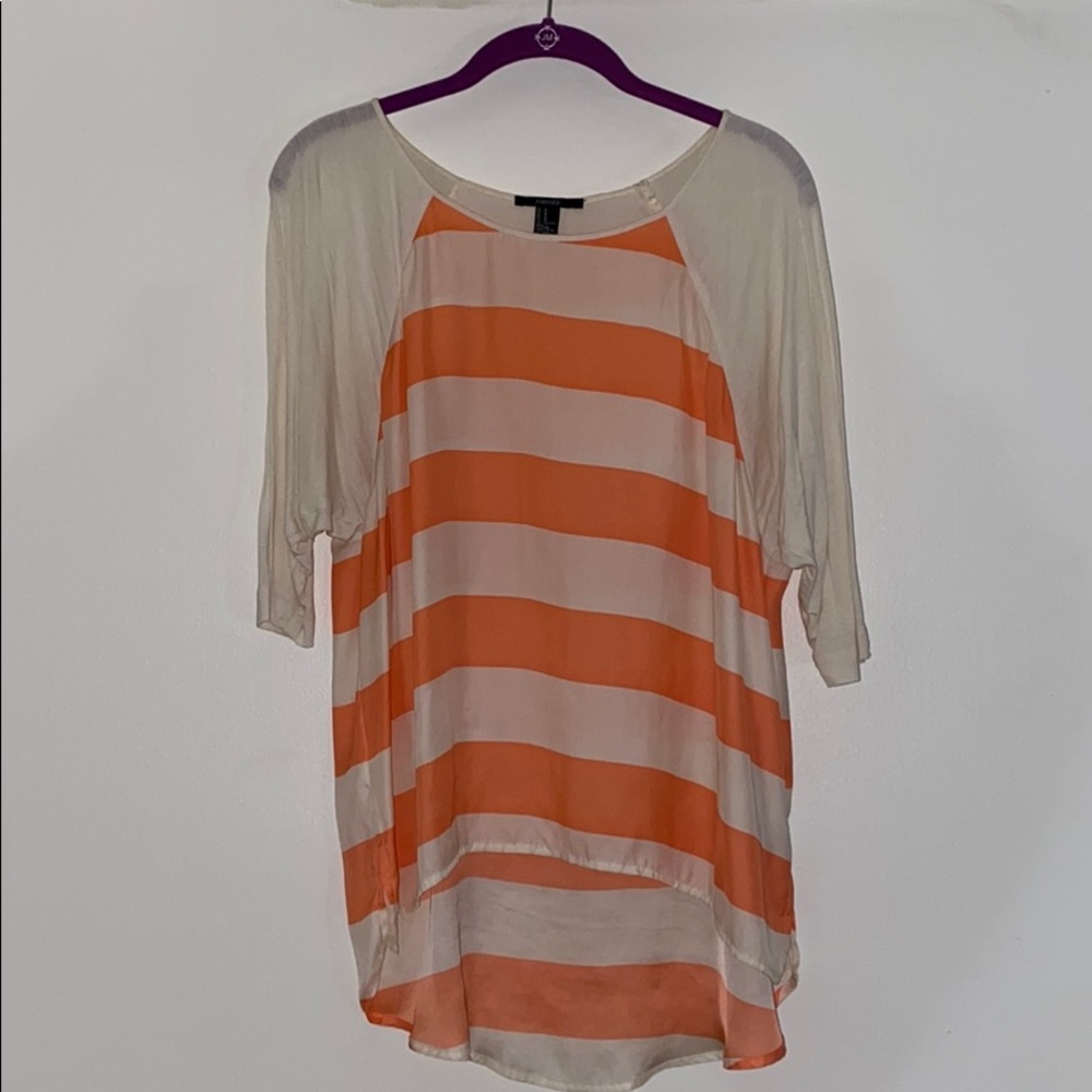 3/4 striped shirt